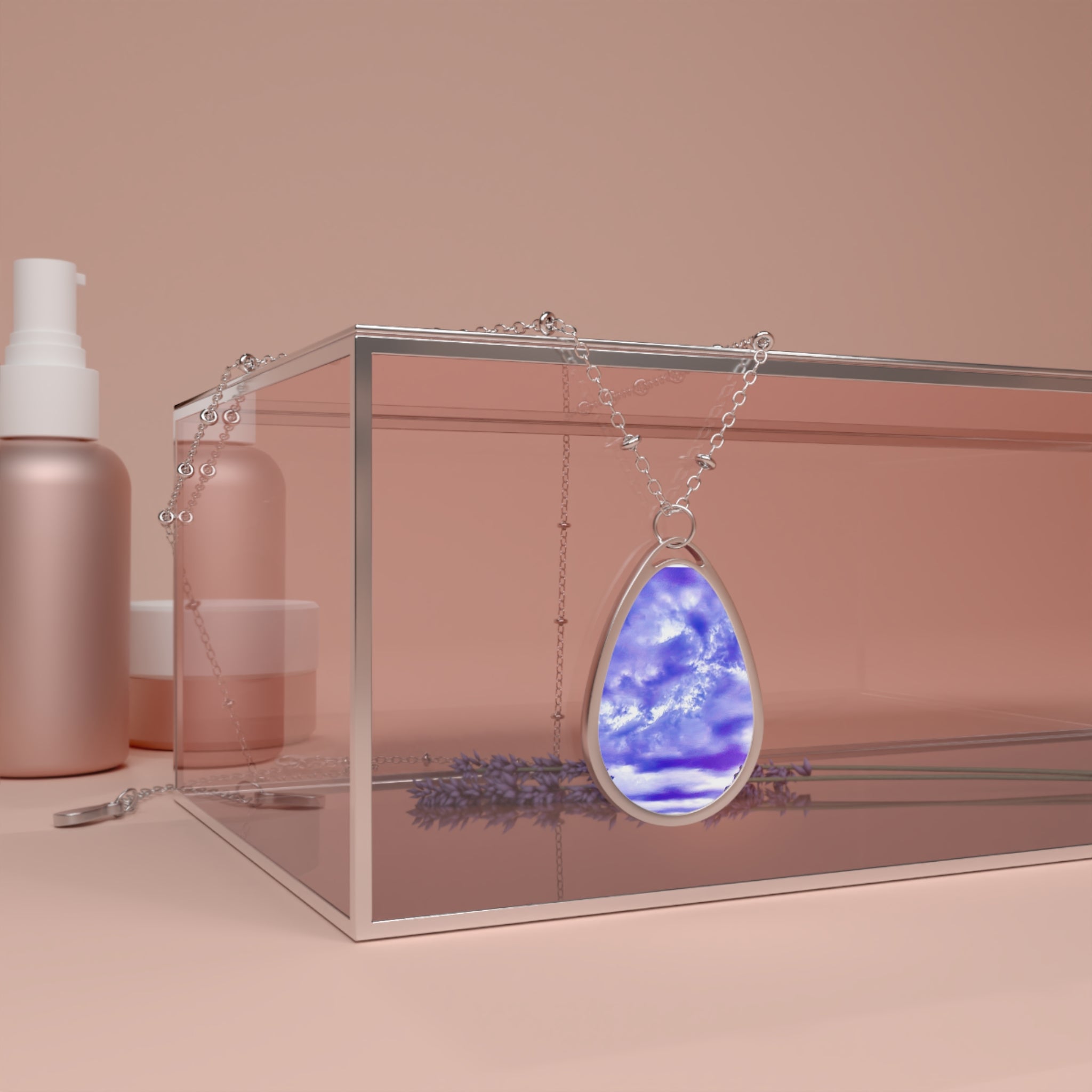 Clouds Oval Necklace