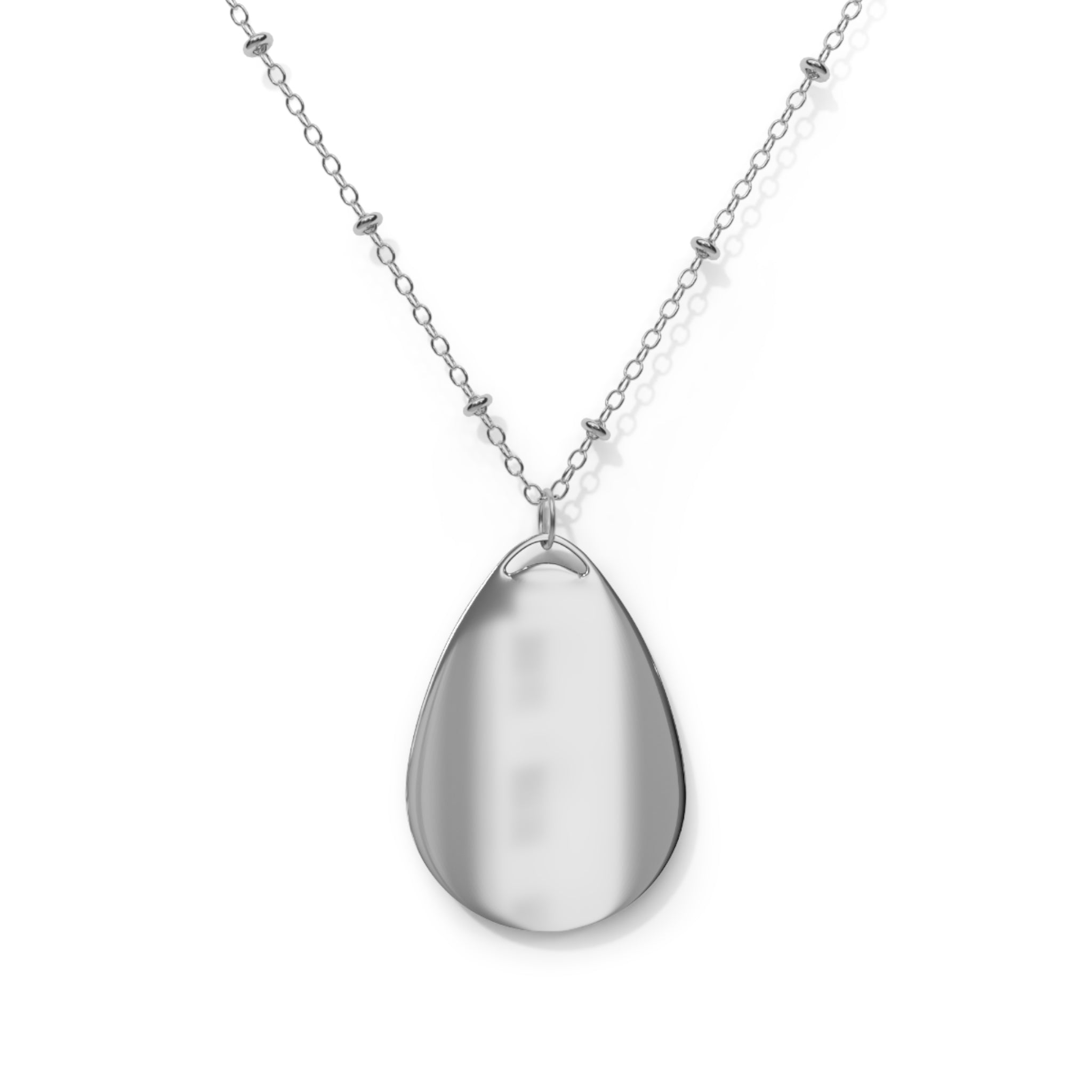 Rivers Converge Oval Necklace