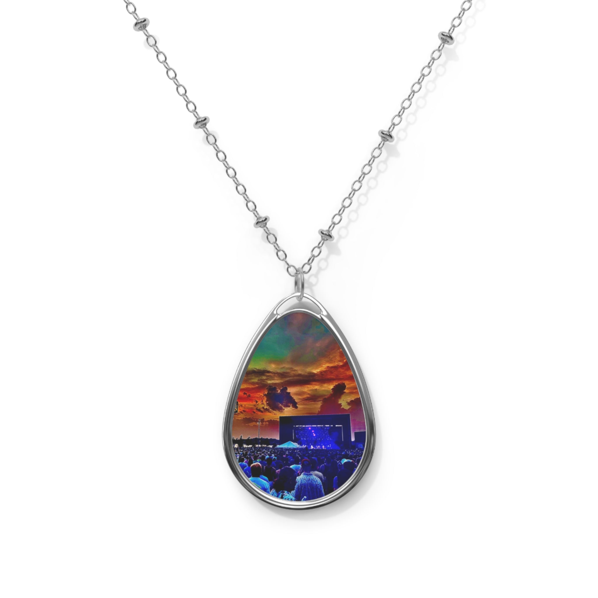 Phish Oval Necklace
