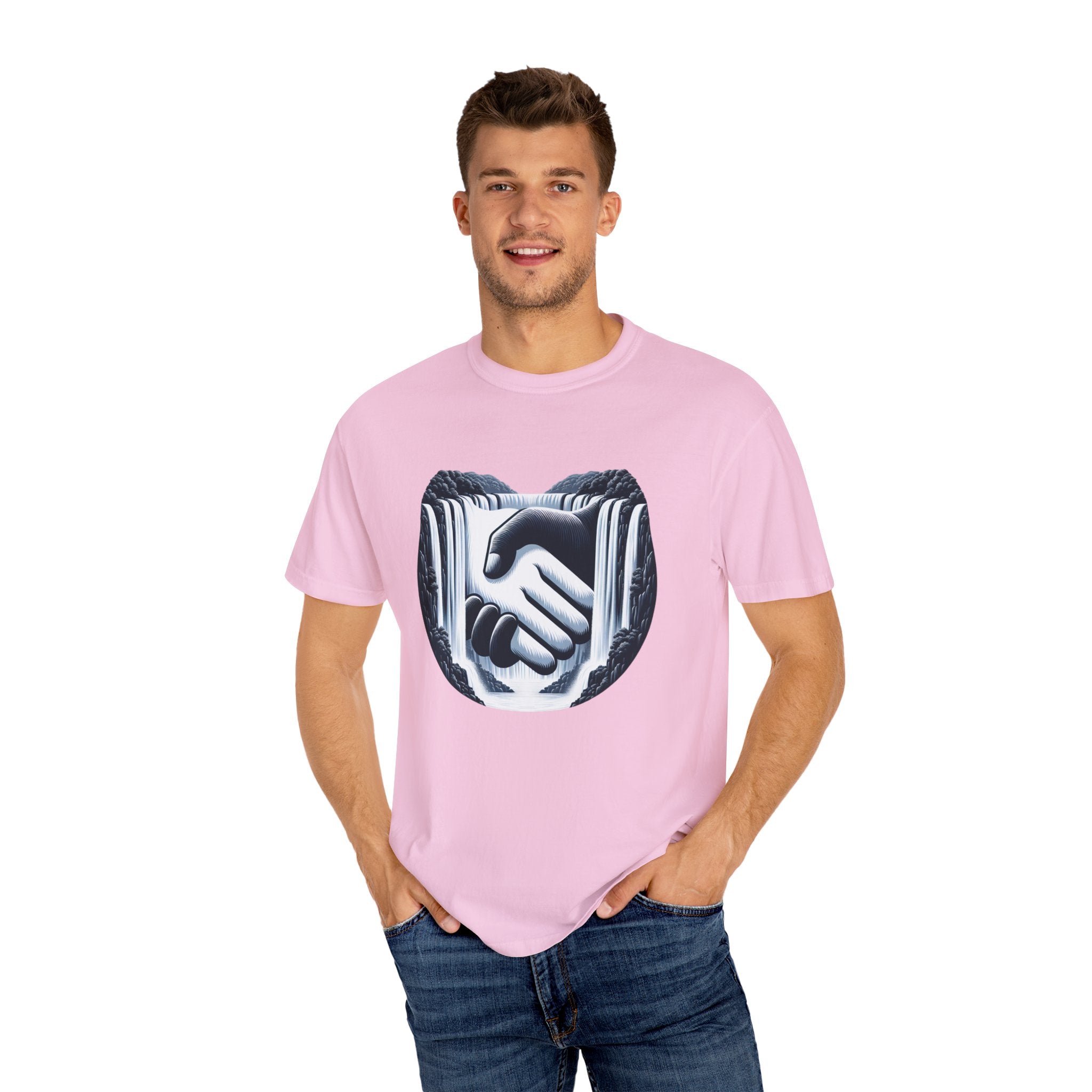 Shaking Hands Unisex T-shirt