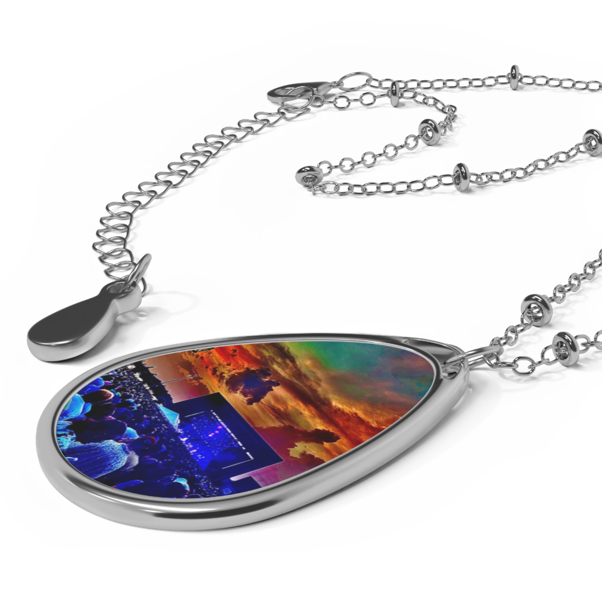 Phish Oval Necklace