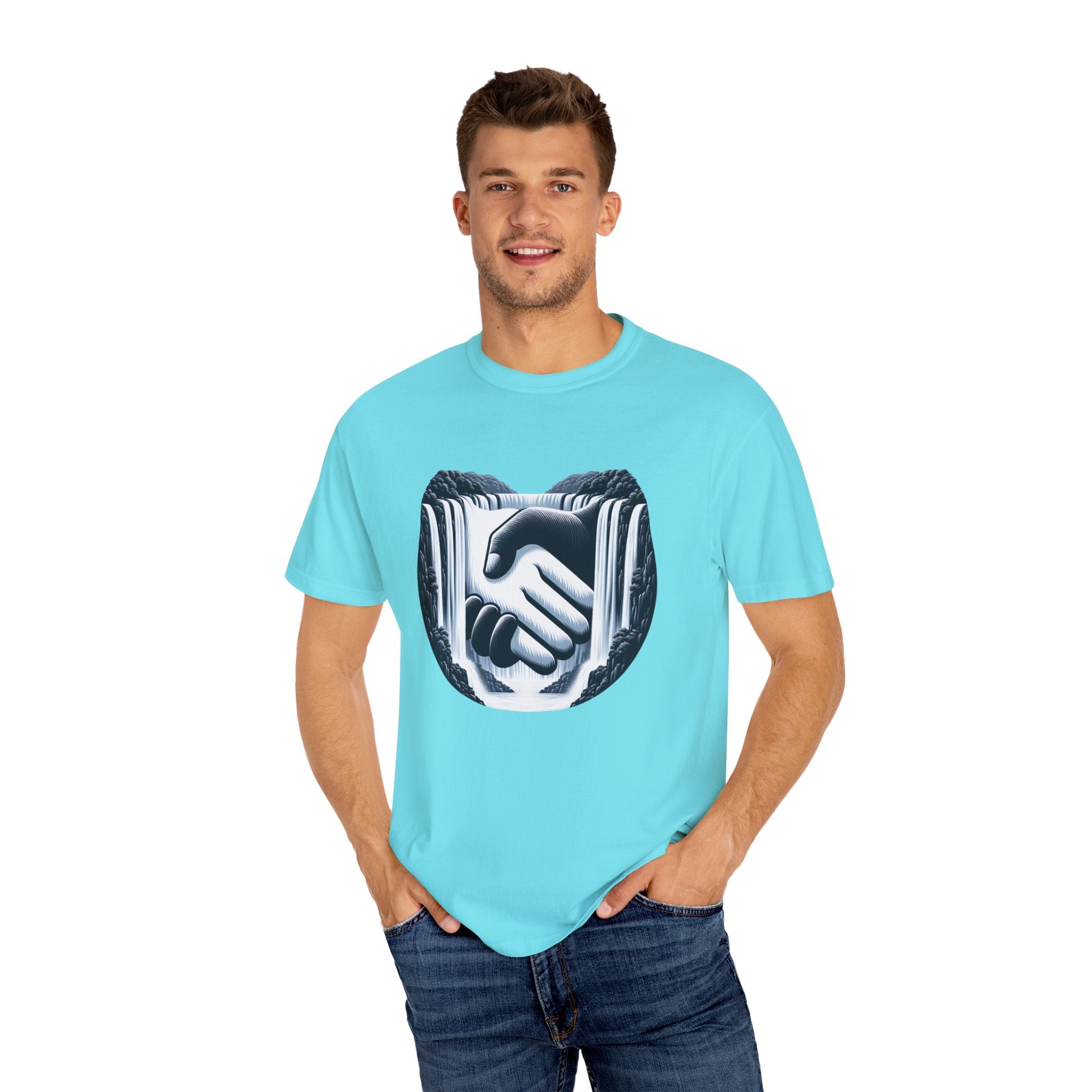 Shaking Hands Unisex T-shirt