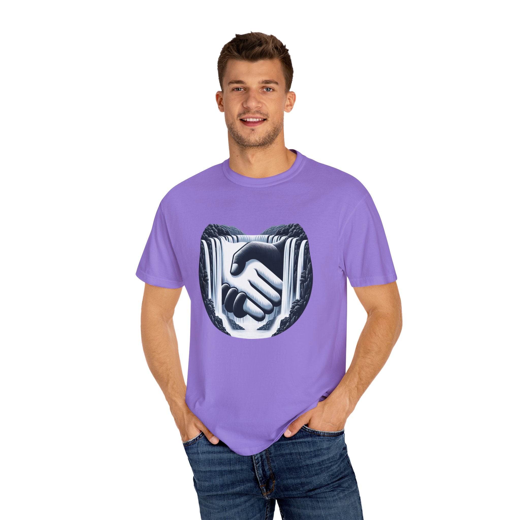Shaking Hands Unisex T-shirt