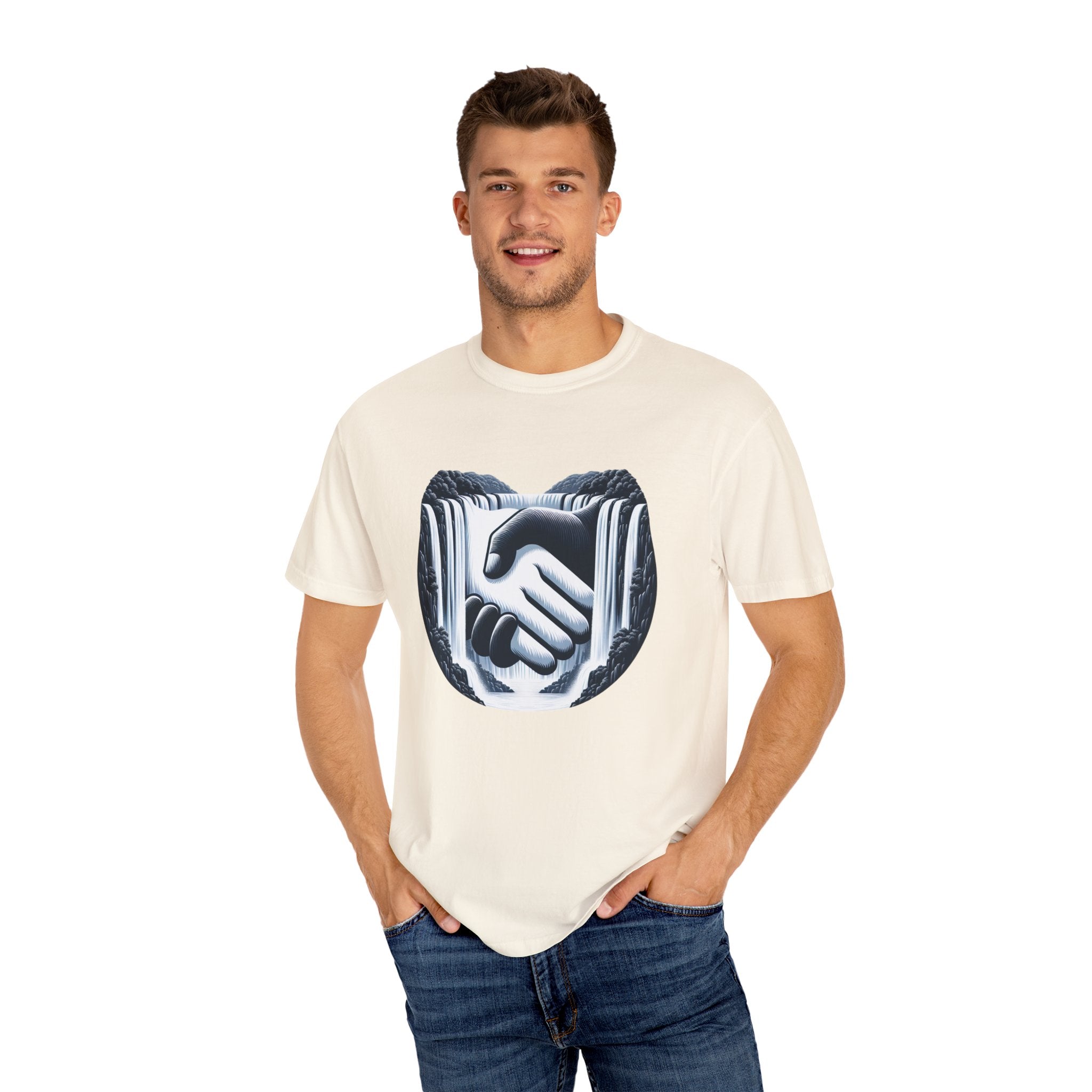 Shaking Hands Unisex T-shirt