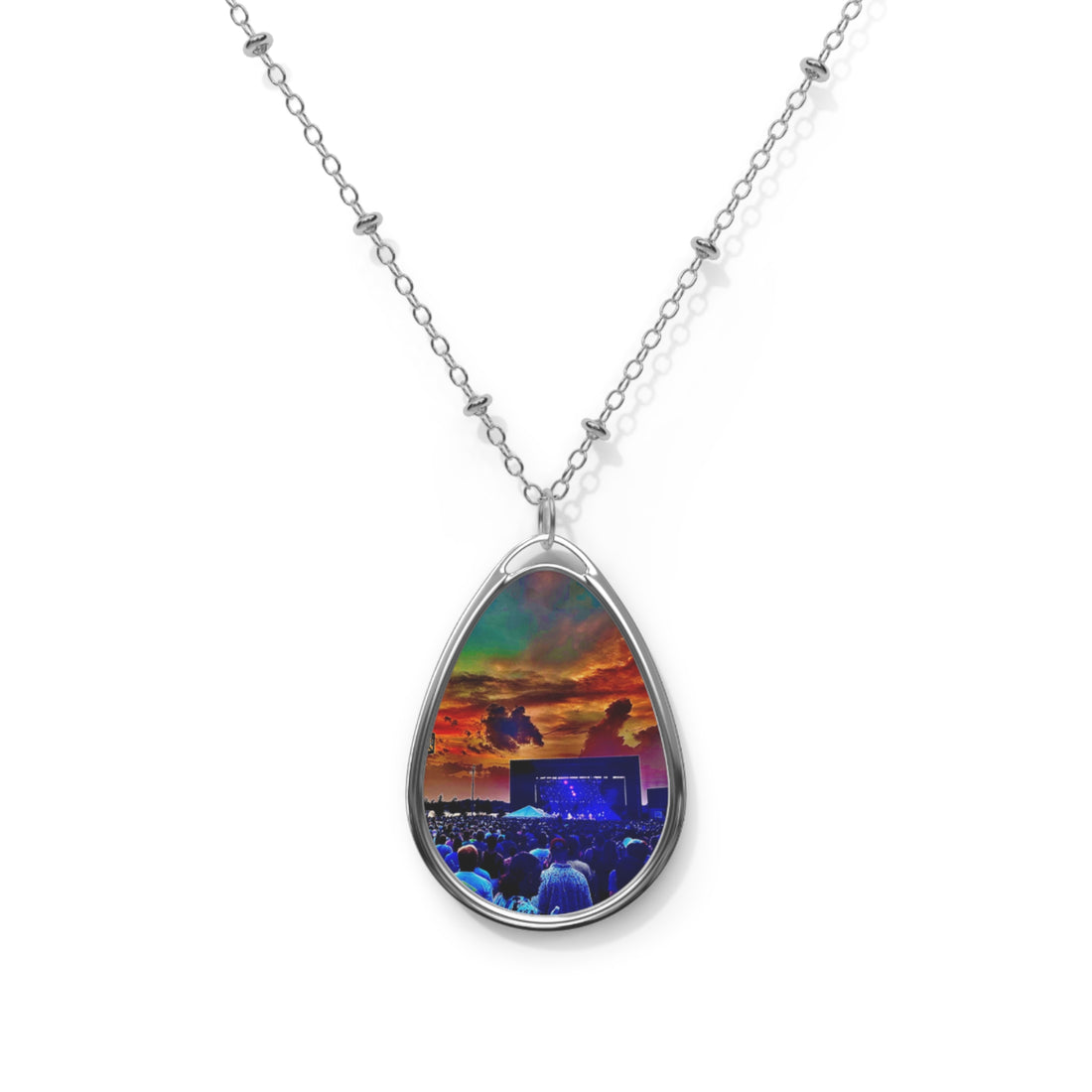 Phish Oval Necklace