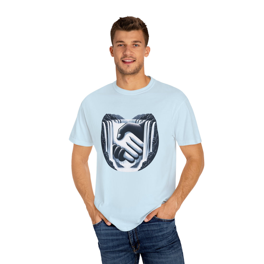 Shaking Hands Unisex T-shirt