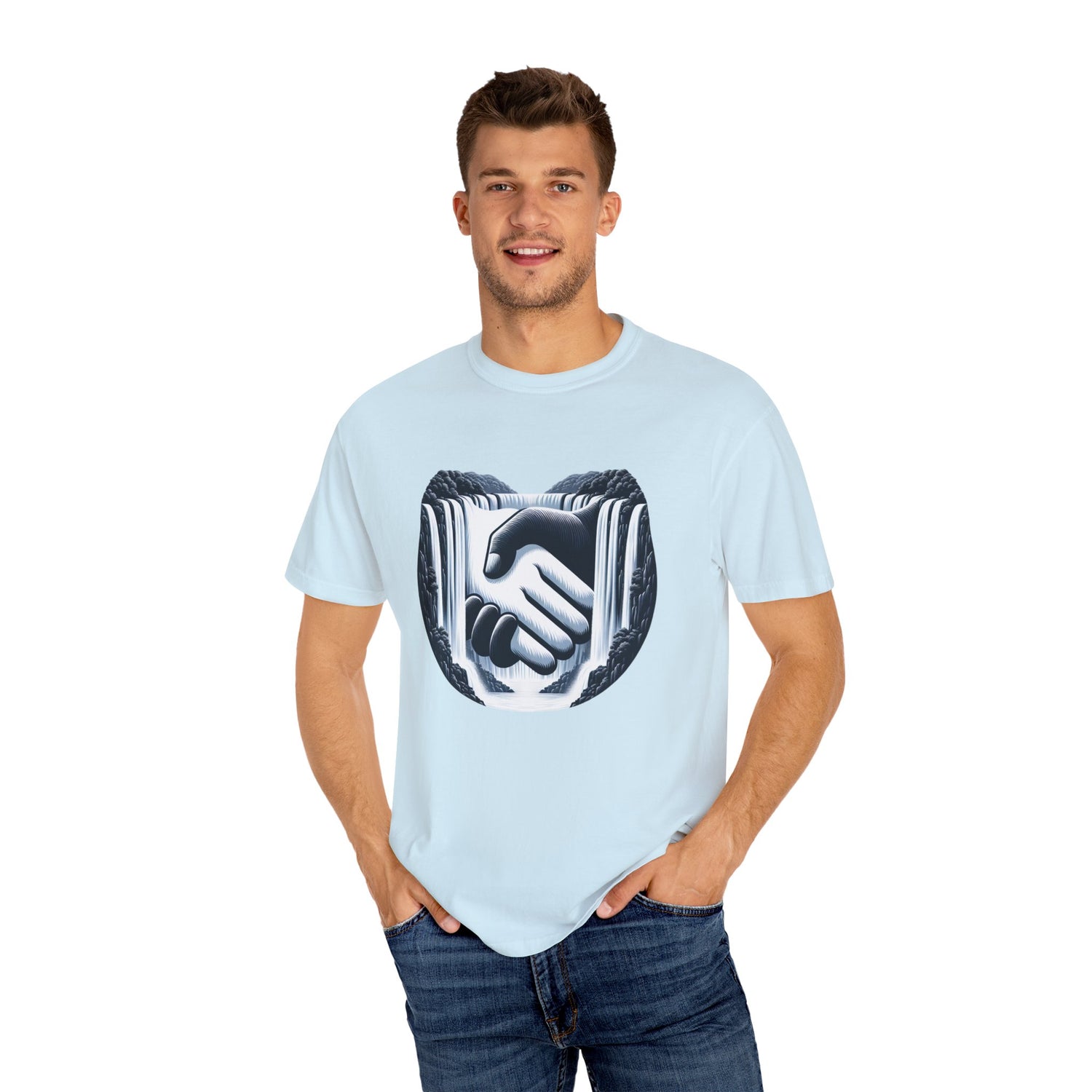 Shaking Hands Unisex T-shirt