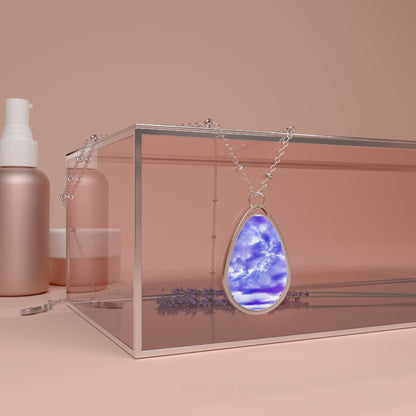 Clouds Oval Necklace