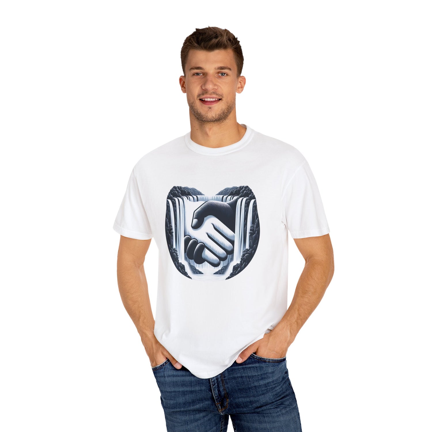 Shaking Hands Unisex T-shirt
