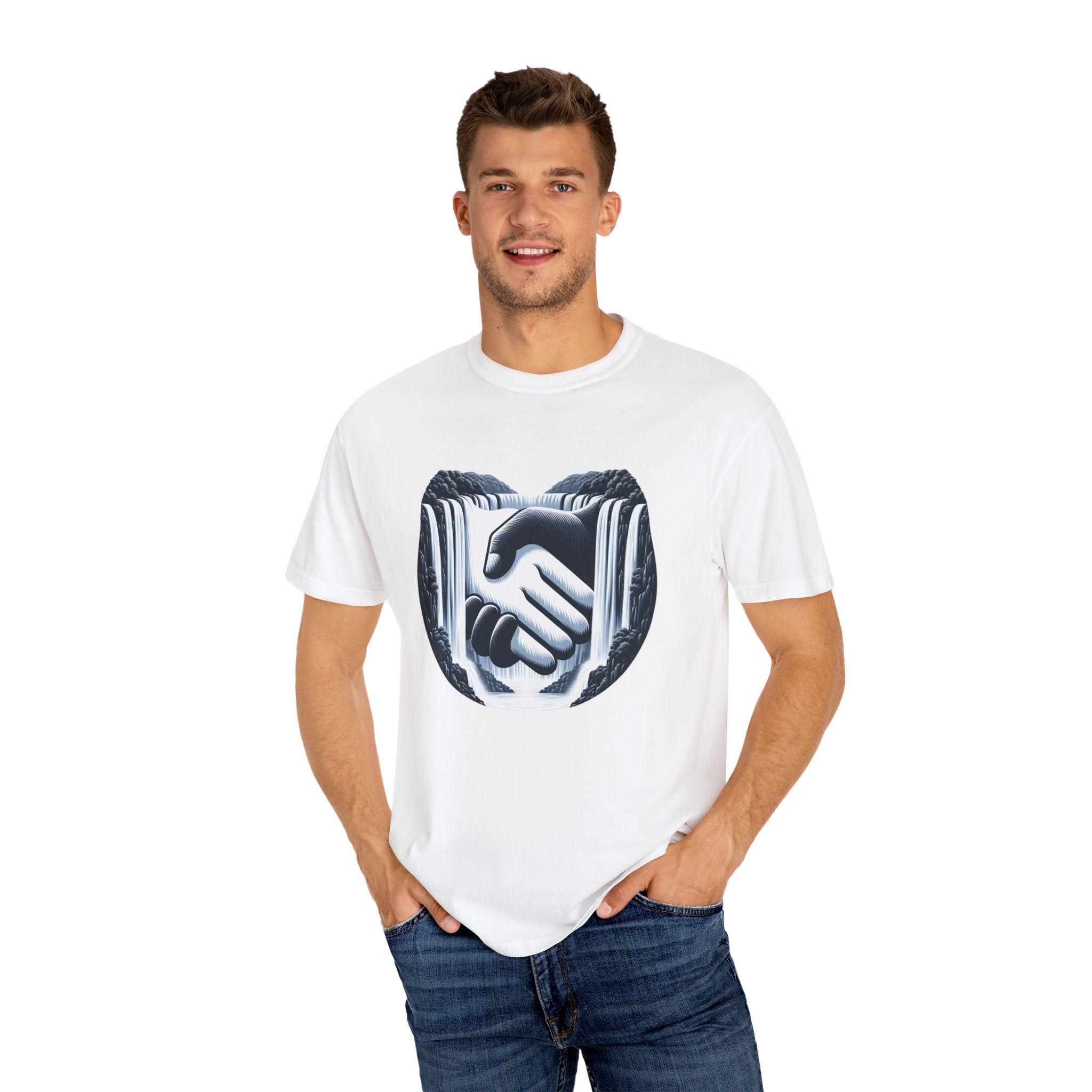 Shaking Hands Unisex T-shirt