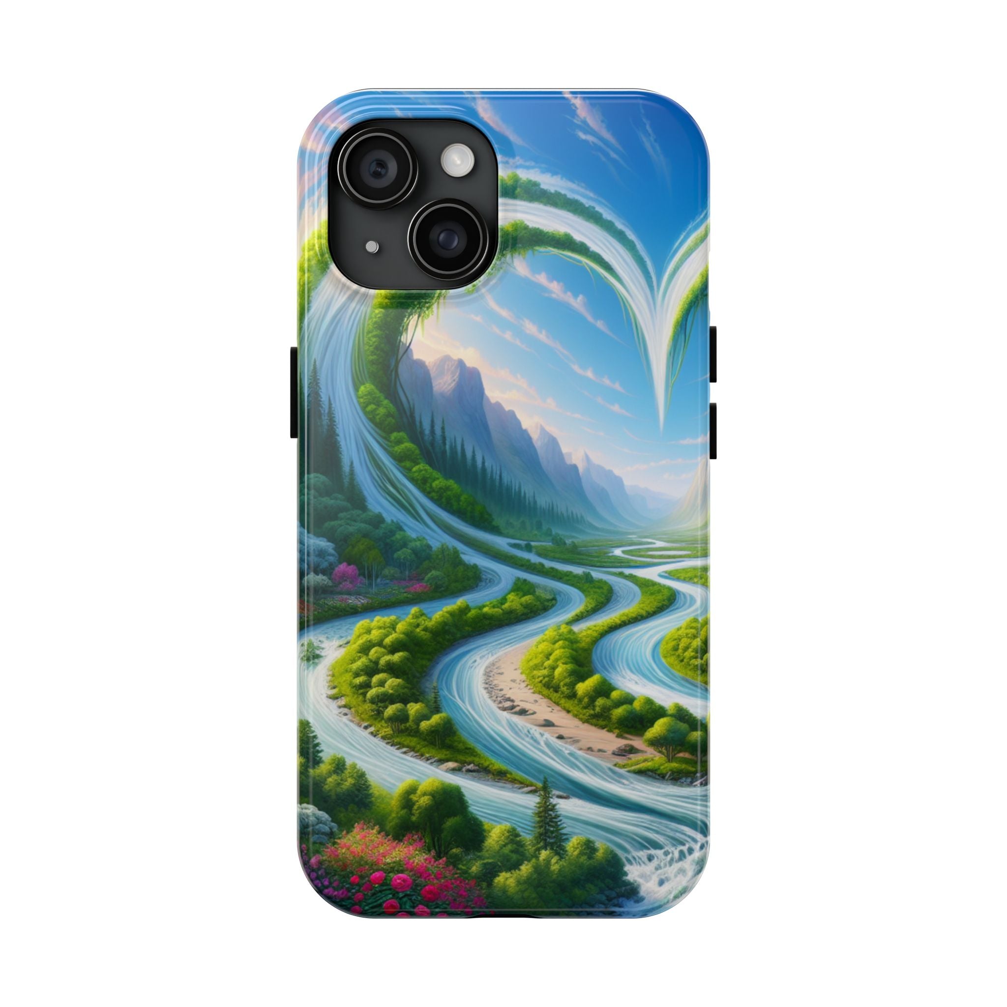 Tough Phone Cases River Heart In Sky