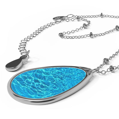 Water Oval Necklace