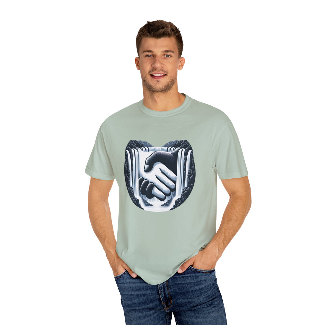 Shaking Hands Unisex T-shirt