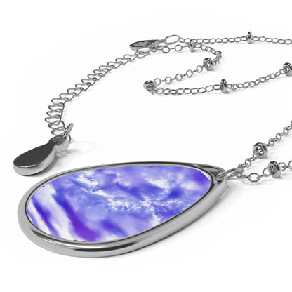 Clouds Oval Necklace
