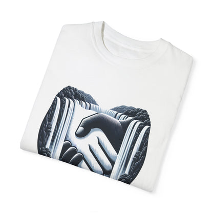Shaking Hands Unisex T-shirt
