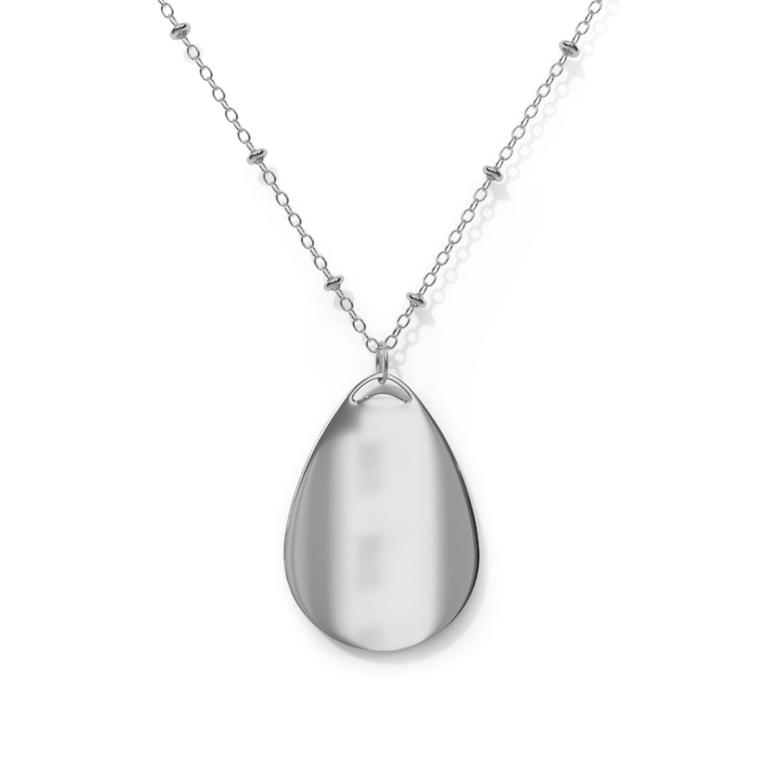 Rivers Converge Oval Necklace